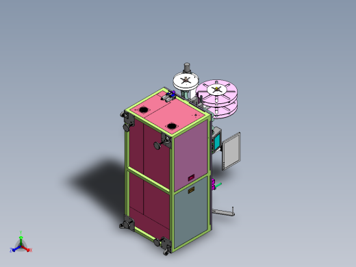 连接器插针包装机sw20正等轴测缩略图
