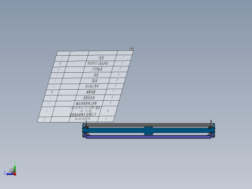 齿轮双伸缩机构右视缩略图