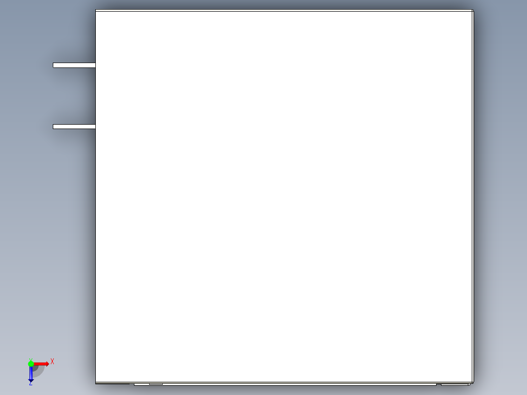 4KA液晶显示电源模型(1)俯视图