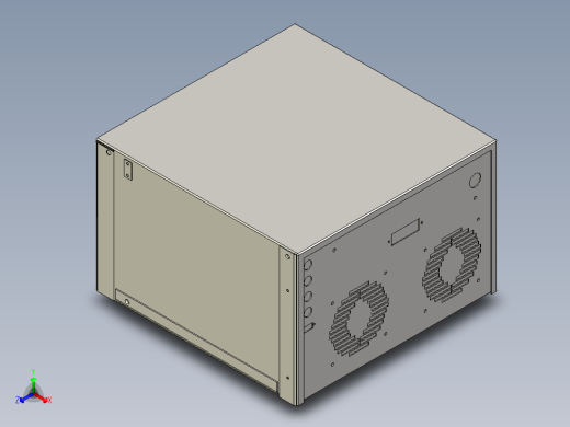 4KA液晶显示电源模型(1)正等轴测缩略图