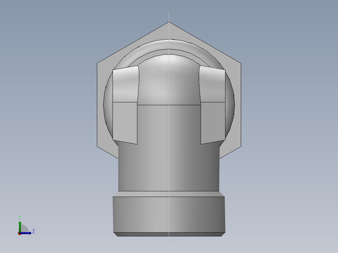 直角过板接头、6D9-36LN左视图