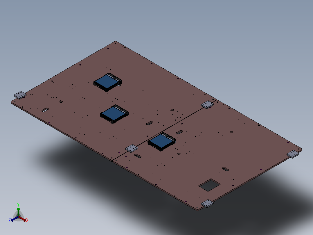 流水线、生产线(20)正等轴测图