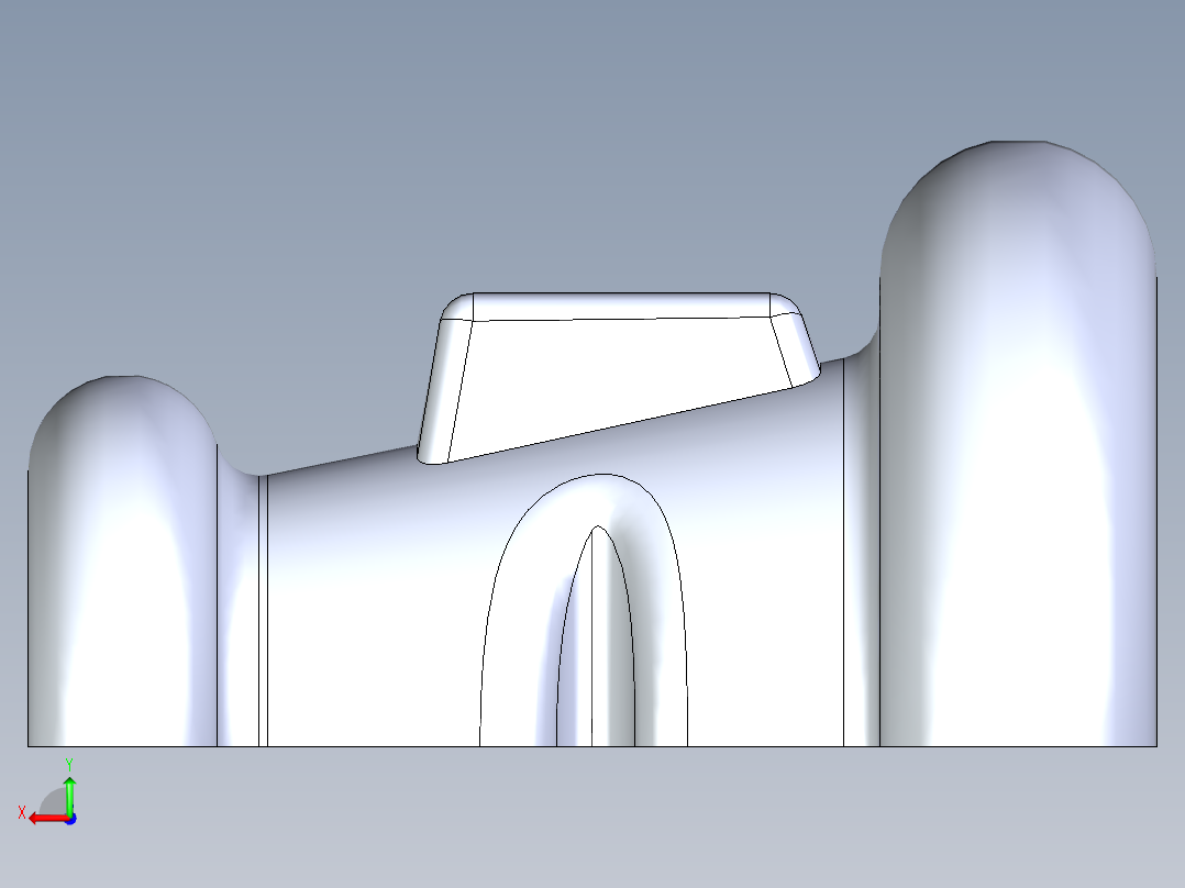塑料外壳屏蔽后视图