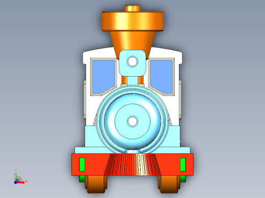 A2004466-火车头玩具前视缩略图