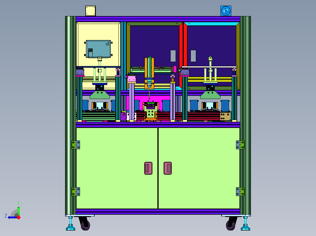 电脑拆散热片设备右视图