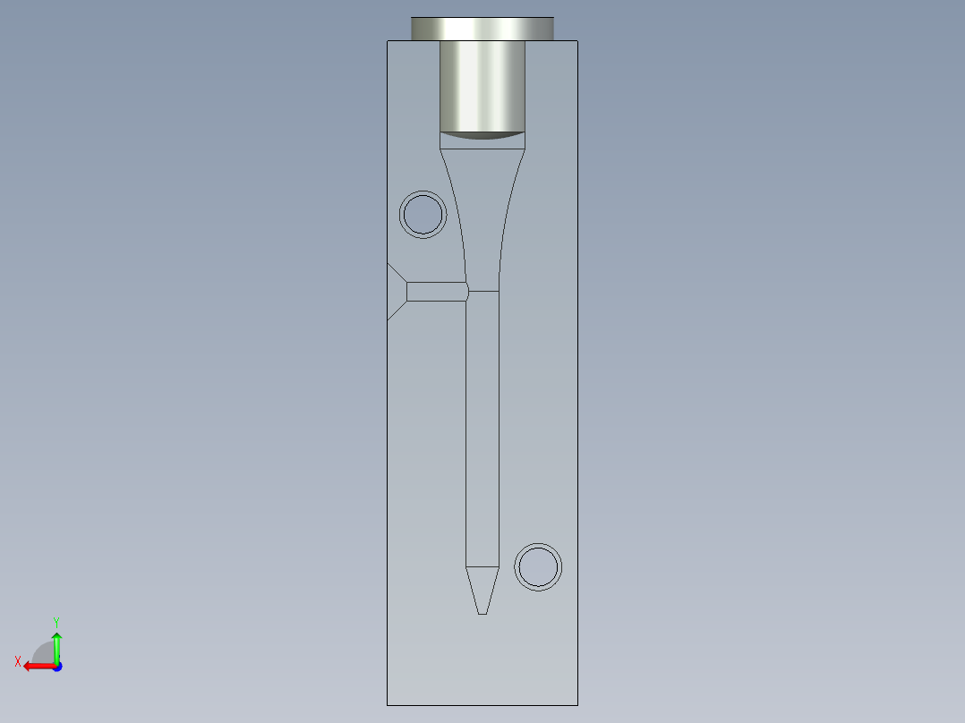 B3004476-高尔夫球座注塑模具后视图
