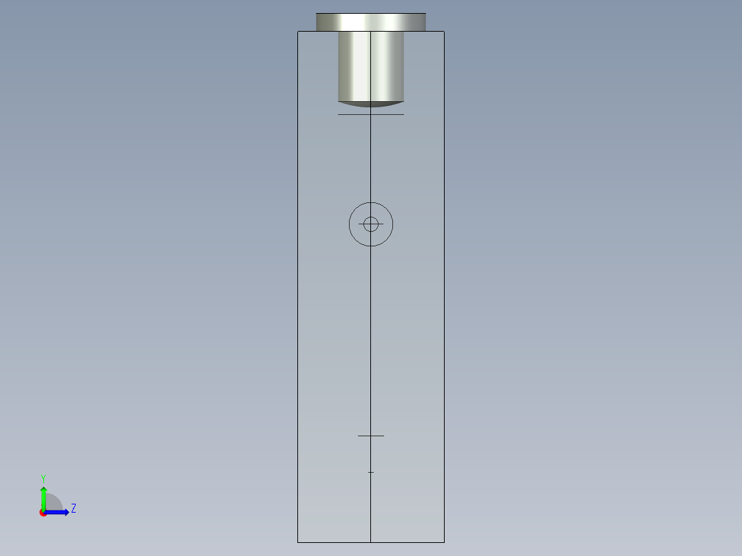 B3004476-高尔夫球座注塑模具左视图