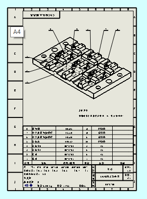 BQ-C-00 CNC钻孔工装夹具--441019--10