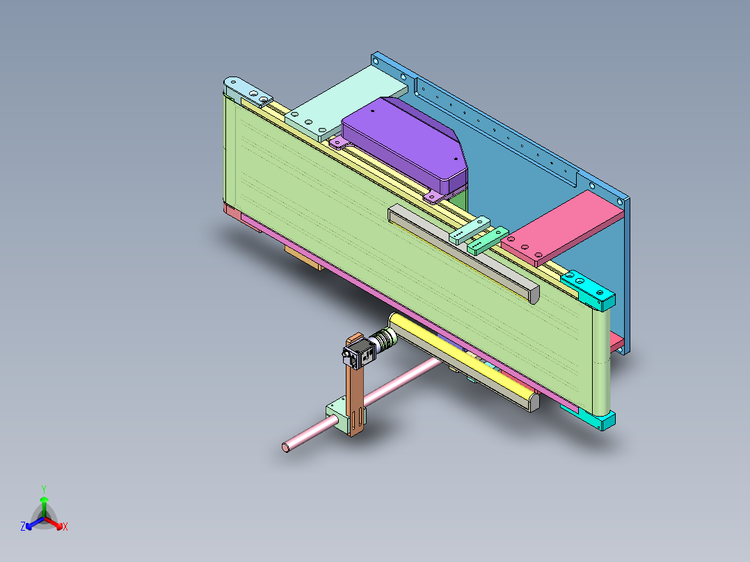 视觉拍照输送线