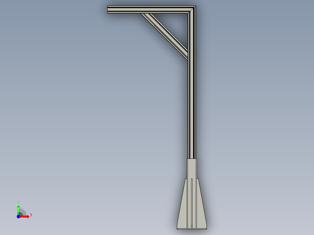 10激光测距仪支架-01前视图