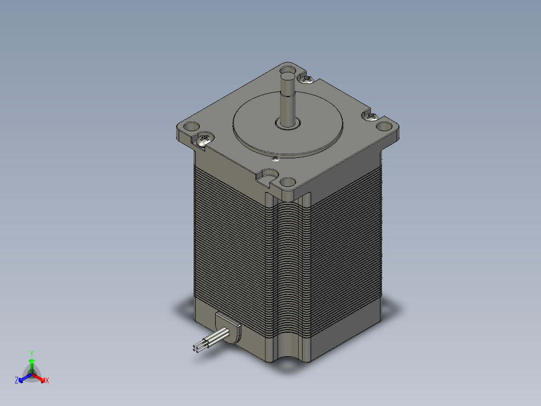 Nema23StepperMotorlength78mm主视图