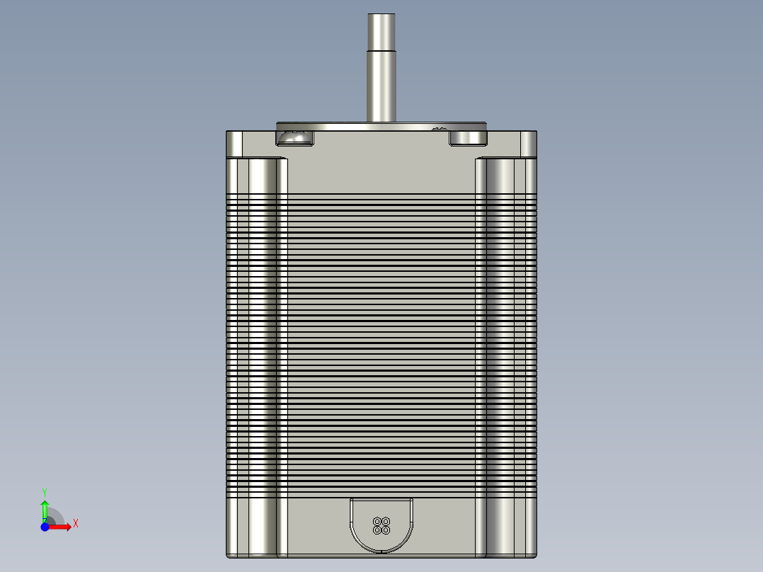 Nema23StepperMotorlength78mm前视图