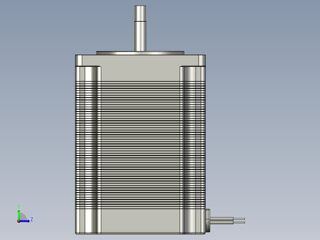 Nema23StepperMotorlength78mm左视图