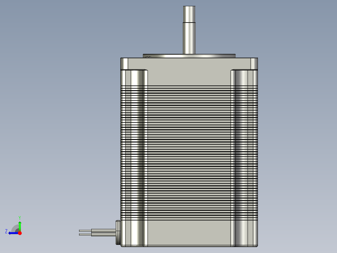 Nema23StepperMotorlength78mm右视图