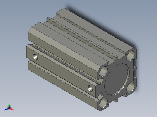 SDA25x40S(0)+()正等轴测缩略图