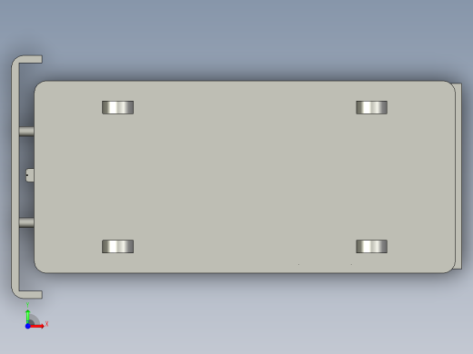 可移动的脚轮升降AGV背负架前视缩略图
