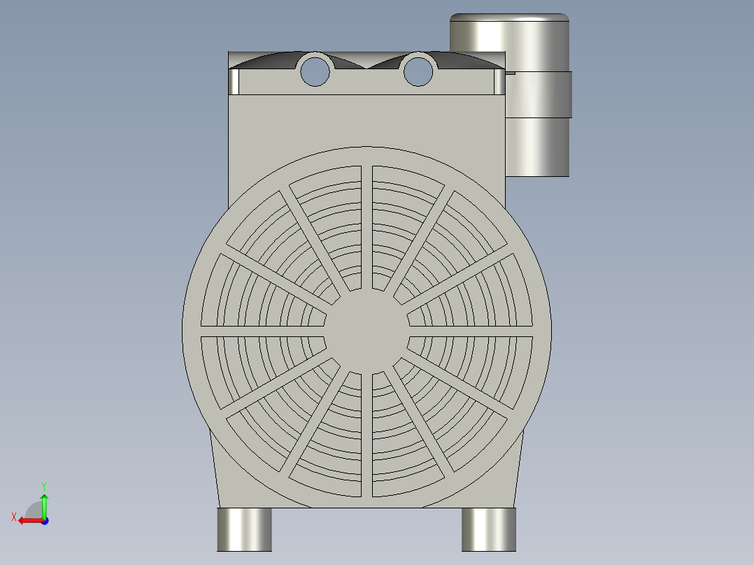 负压机2660CHI44-487W-A01后视图