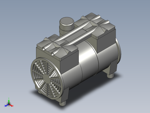 负压机2660CHI44-487W-A01正等轴测缩略图