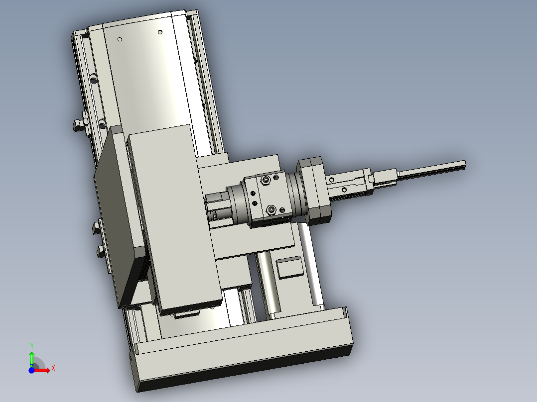 封口机械手前视图