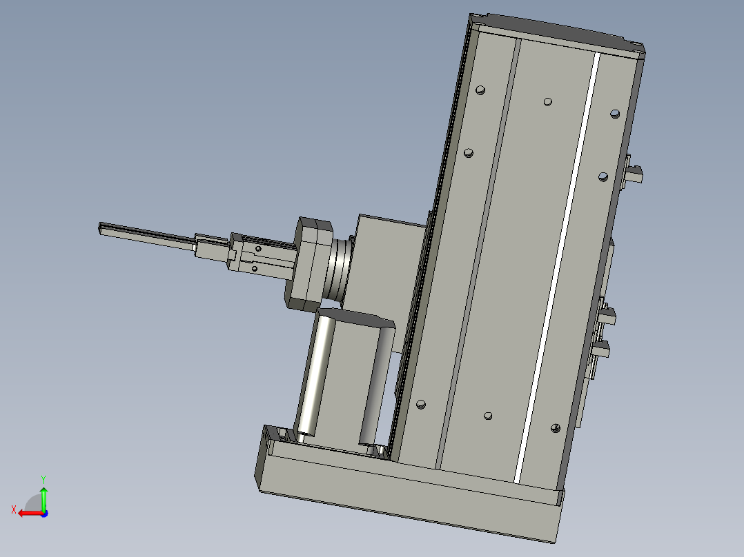 封口机械手后视图