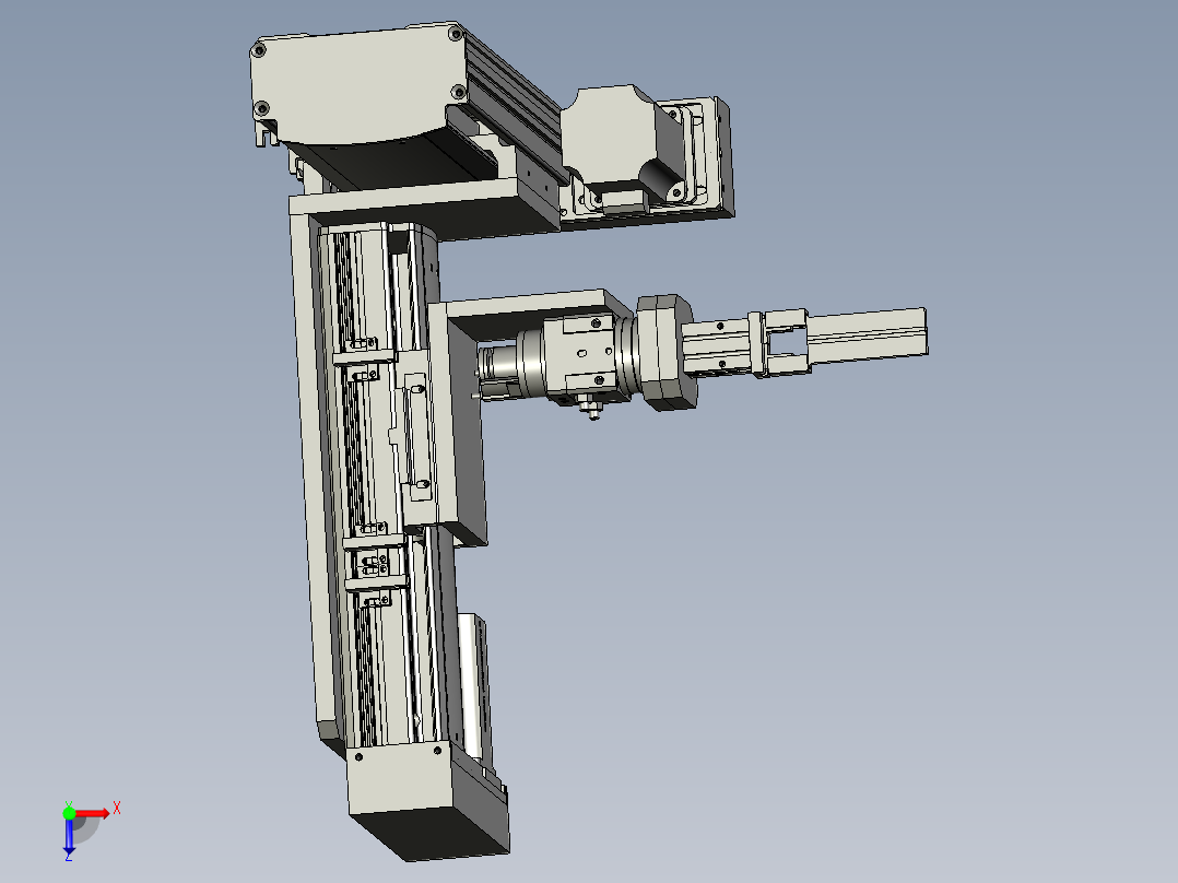封口机械手俯视图