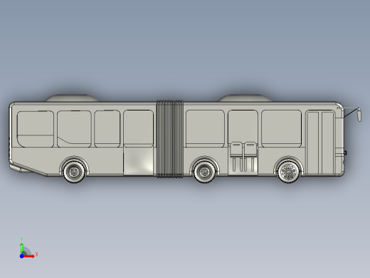 城市公交客车前视缩略图