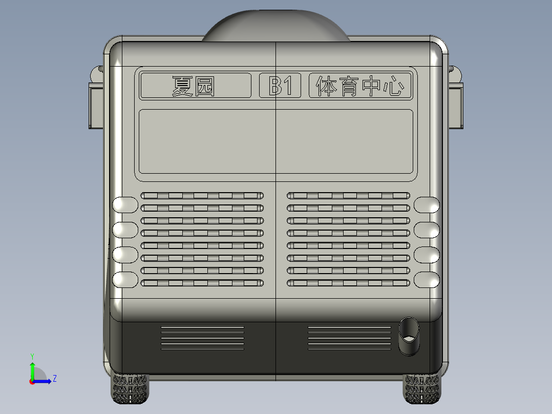 城市公交客车左视图