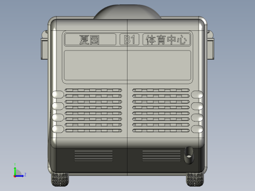 城市公交客车左视缩略图