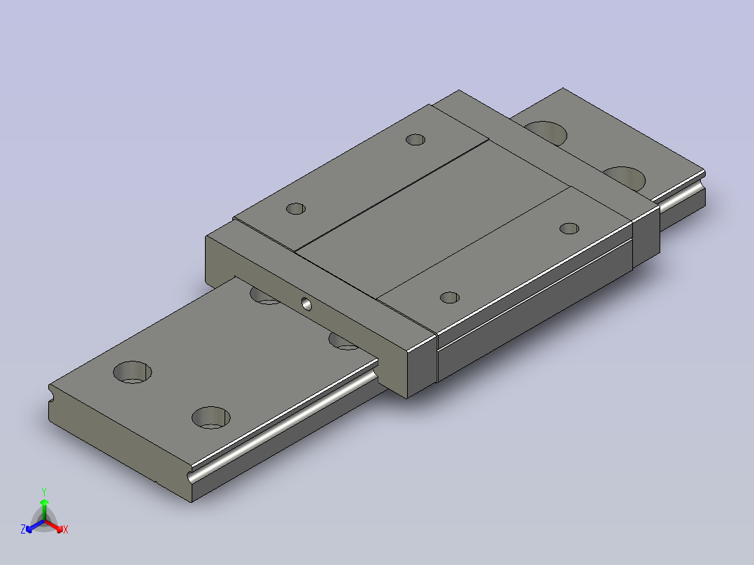 滑轨MGW15H1R150ZACHIWIN主视图