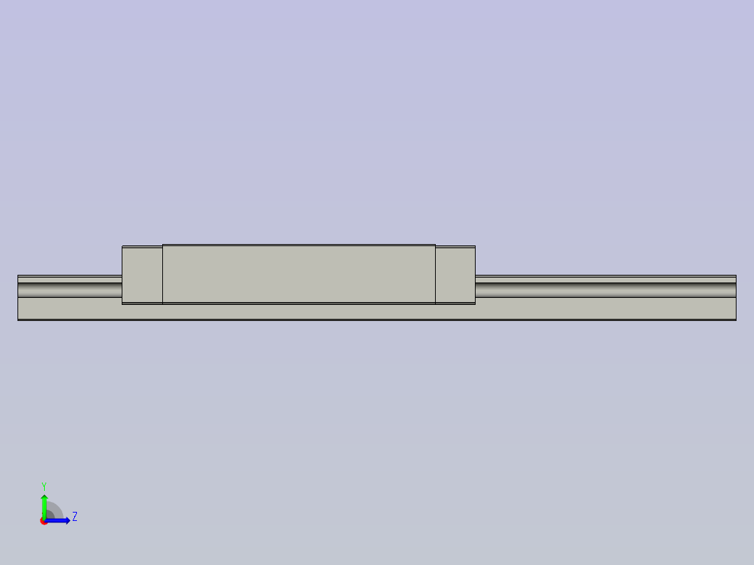 滑轨MGW15H1R150ZACHIWIN左视图