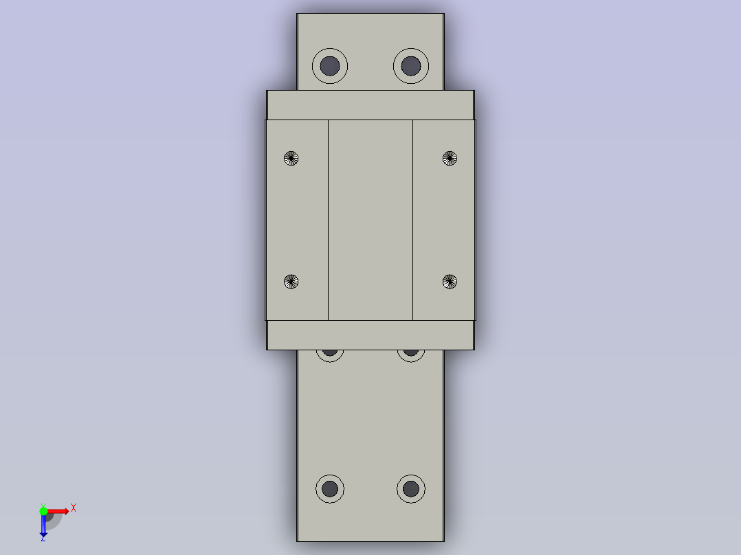 滑轨MGW15H1R150ZACHIWIN俯视图