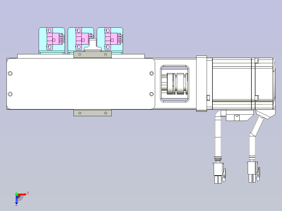 KK60-150S1-F0带MSMD022G1A电机俯视图