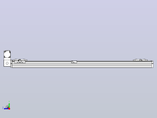 皮带直线轴双滑块型TPA-GCBS-80-P60-L475-LU-M20-N3右视缩略图