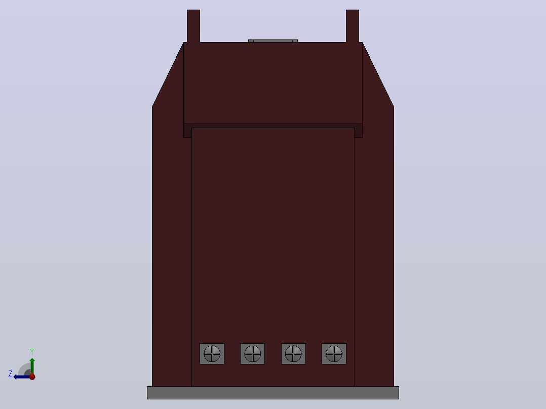 LZZBJ9-12／150b／2s[LZZBJ9-12 150 b2S]互感器后视图