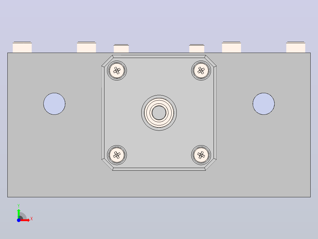 3D打印机和cnc线性执行器前视图