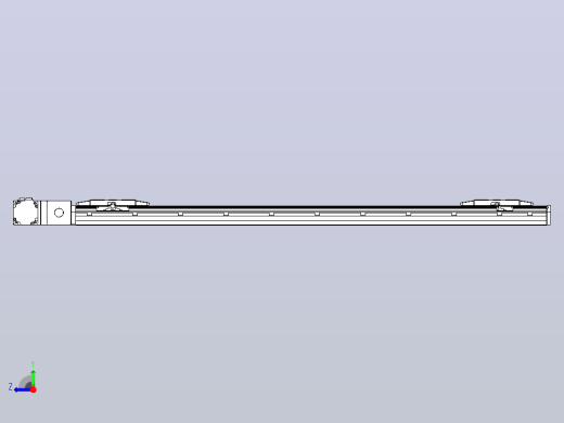 皮带直线轴双滑块型TPA-GCBS-150-P80-L500-QL-M75-N3右视缩略图