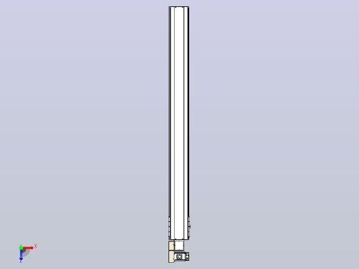 皮带直线轴半封闭可选导轨TPA-HNB-220D-176-L2150-ML-Y-P1K-N3俯视缩略图