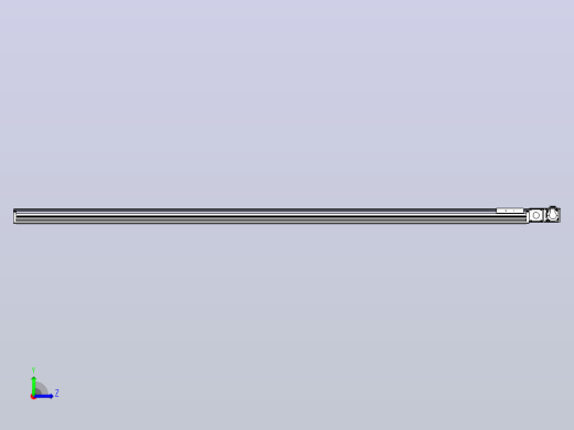 皮带直线轴半封闭可选导轨TPA-HNB-120D-110-L2250-MR-Y-P40-N3左视缩略图