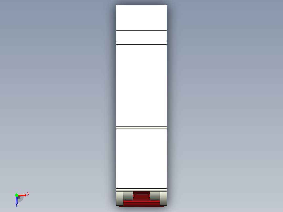 RDX6-63高分断小型断路器[RDX6-63-1P+N-C2A]俯视图