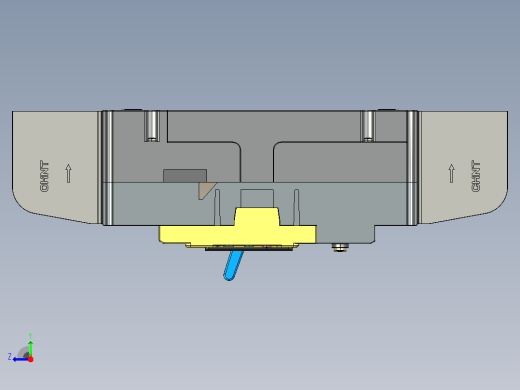 NM5LE-250F 3P剩余电流动作断路器三维模型202209右视缩略图