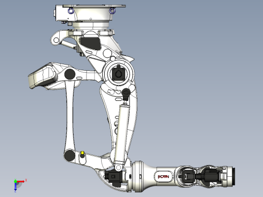 那智机器人nachi mc700 6axis industrial robot俯视缩略图