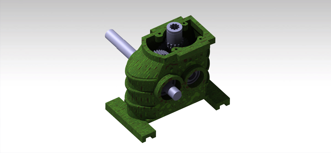 一级齿轮箱模型