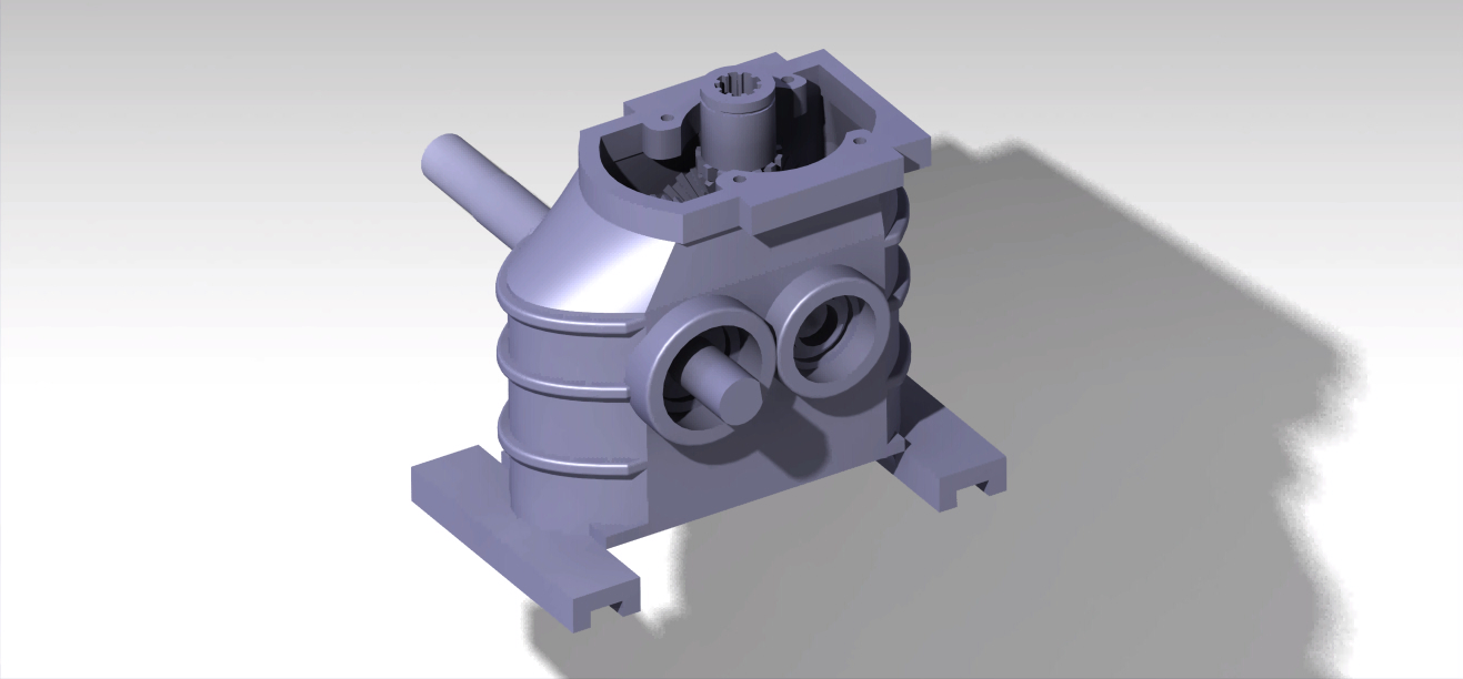 一级齿轮箱模型