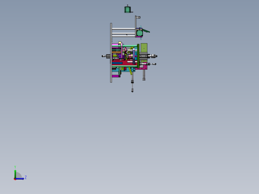 焊压敏机 焊锡机（sw2020可编辑+cad）左视缩略图