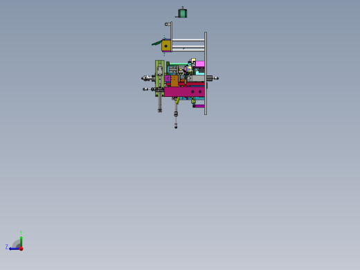 焊压敏机 焊锡机（sw2020可编辑+cad）右视缩略图