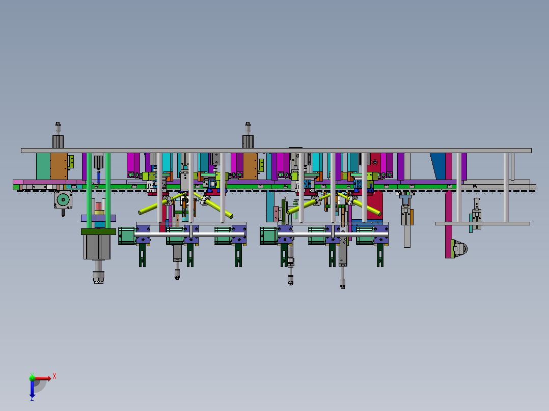 焊压敏机 焊锡机（sw2020可编辑+cad）俯视图