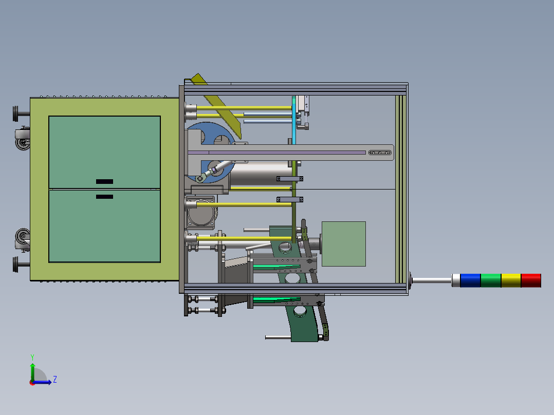 全自动螺栓检测机sw2018可编辑左视图