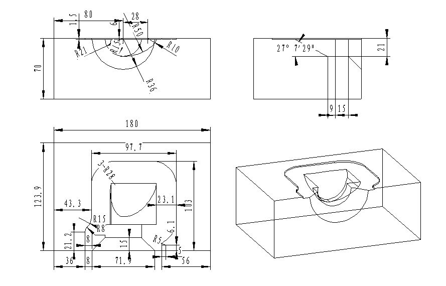 CAD练习学习图纸新手图库机械建筑电气设计基础dwg素材