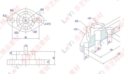CAD练习学习图纸新手图库机械建筑电气设计基础dwg素材缩略图