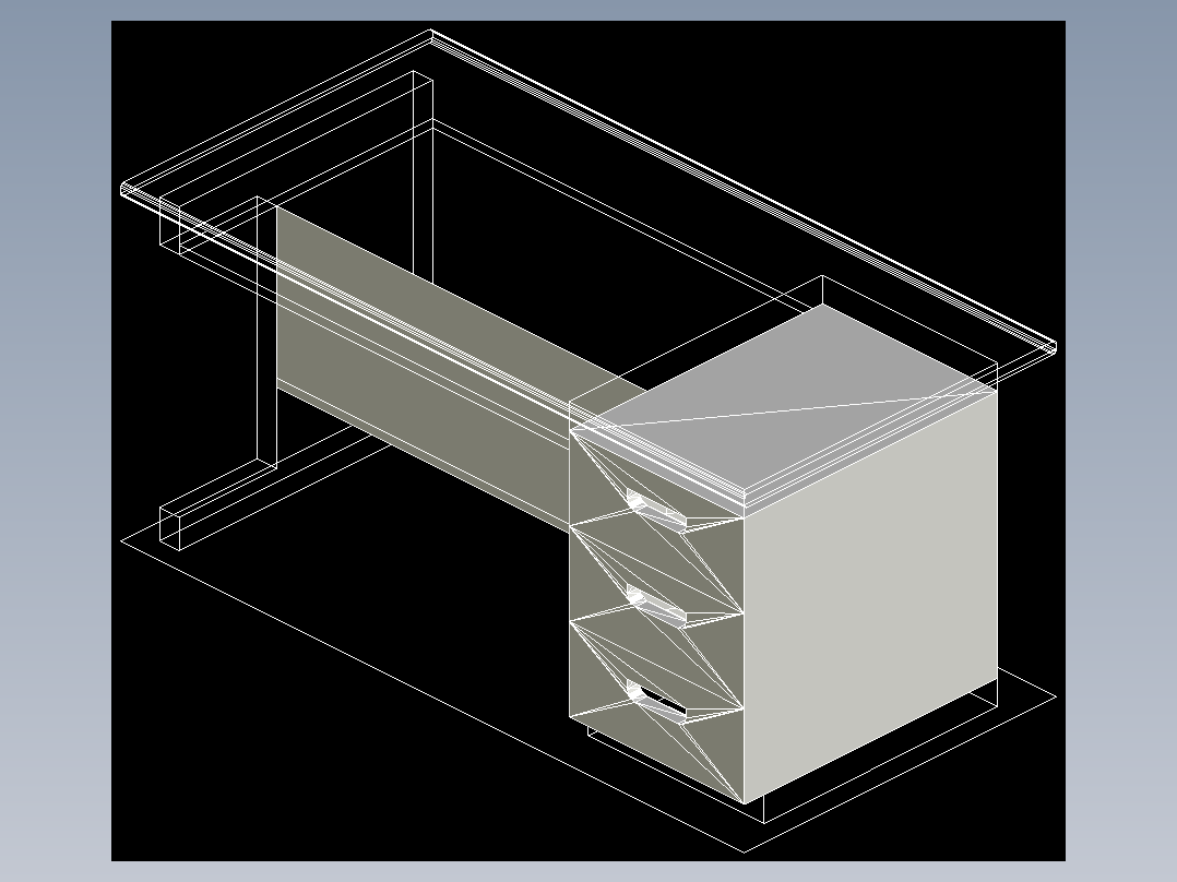 室内家具及植物的维模型十二-B027